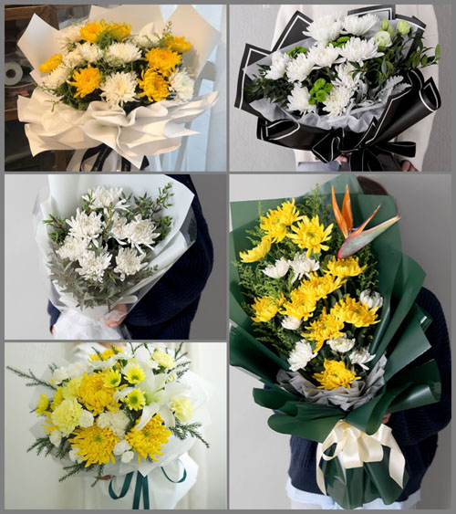 浙江省丽水云和县白龙山街道高胥村白事花束代送